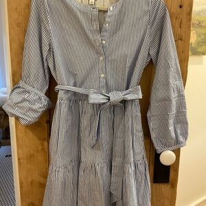 J crew shirt dress with belt